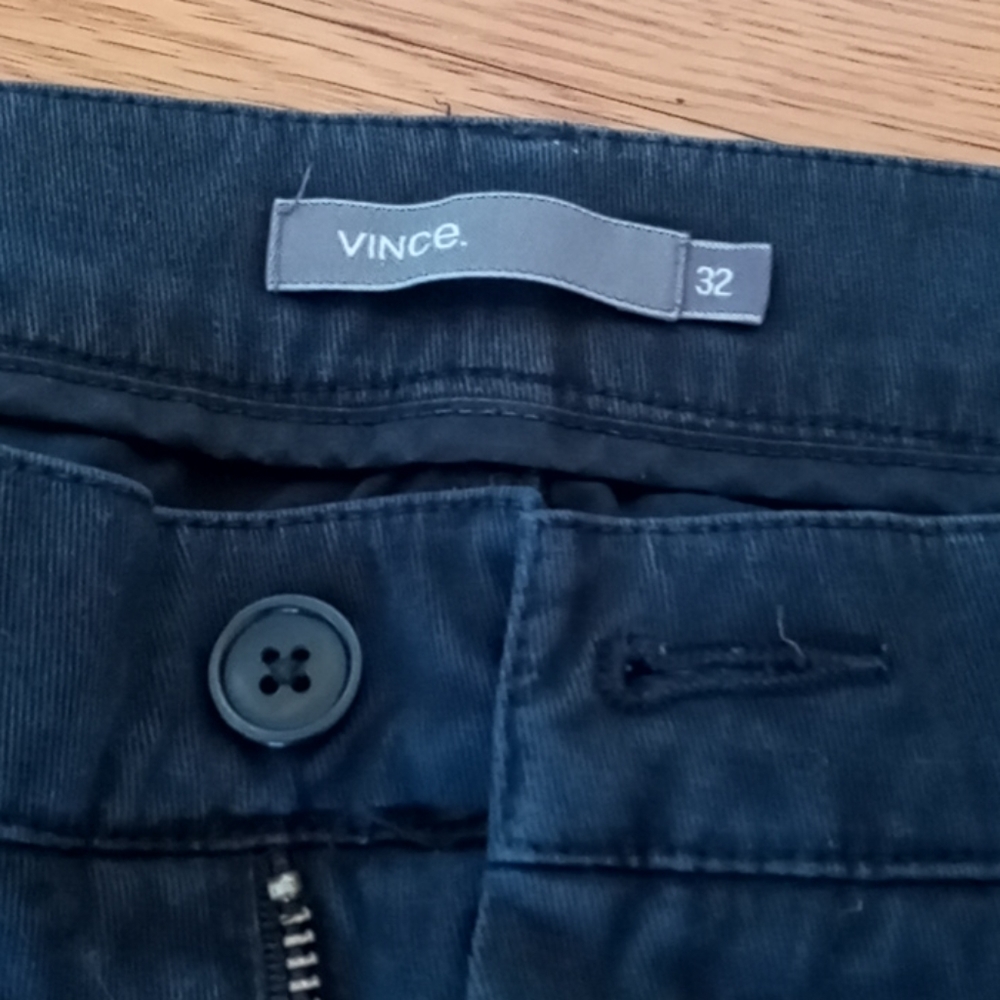 Vince Soho 5-pocket Stretch Black Pants Sz 32